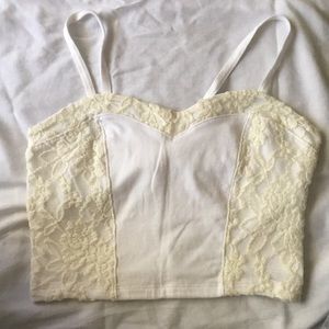 Hollister cropped tank